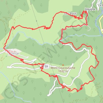 Itinéraire Les Hameaux d'Ilonse, distance, dénivelé, altitude, carte, profil, trace GPS