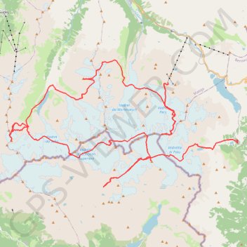 Itinéraire Raid en Bernina, distance, dénivelé, altitude, carte, profil, trace GPS