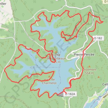 Itinéraire track, distance, dénivelé, altitude, carte, profil, trace GPS
