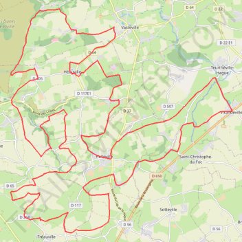 Itinéraire A2H Nature 2026 VTT 50km, distance, dénivelé, altitude, carte, profil, trace GPS