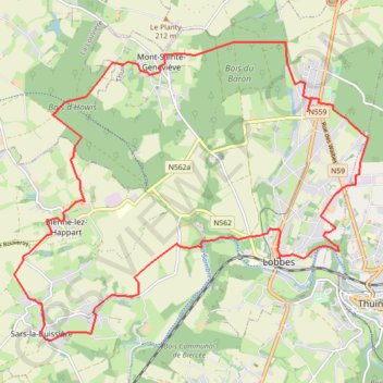 Itinéraire Grande Boucle Globbes Trotters version corrigée, distance, dénivelé, altitude, carte, profil, trace GPS