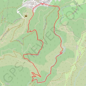 Itinéraire 2017-02-09 16:44:57 - CORBERE., distance, dénivelé, altitude, carte, profil, trace GPS