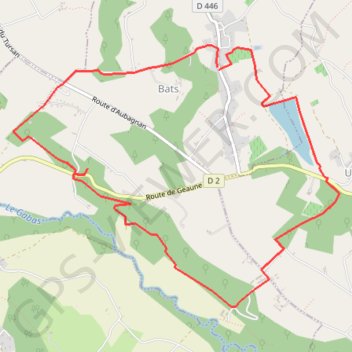 Itinéraire Bats Ascension petit circuit, distance, dénivelé, altitude, carte, profil, trace GPS