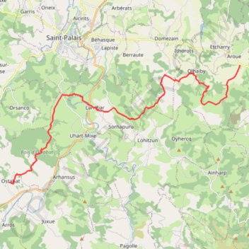 Itinéraire Etape 7 Vendredi 29/09, distance, dénivelé, altitude, carte, profil, trace GPS