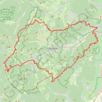 Itinéraire Petit ballon Metz, distance, dénivelé, altitude, carte, profil, trace GPS