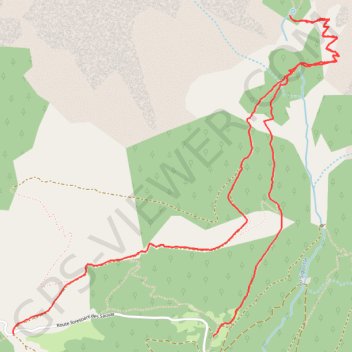 Itinéraire Fontaine du Vallon, distance, dénivelé, altitude, carte, profil, trace GPS