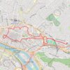 Itinéraire Rando de Noël dans Rouen, distance, dénivelé, altitude, carte, profil, trace GPS