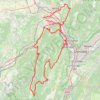 Itinéraire Vourey - Herbouilly - Croix Perrin - Placette, distance, dénivelé, altitude, carte, profil, trace GPS