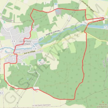 Itinéraire Le Marais, distance, dénivelé, altitude, carte, profil, trace GPS