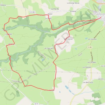 Itinéraire Les côtes, distance, dénivelé, altitude, carte, profil, trace GPS