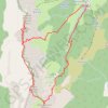 Itinéraire Petit Veymont NE en boucle par le Grand Veymont (Vercors), distance, dénivelé, altitude, carte, profil, trace GPS