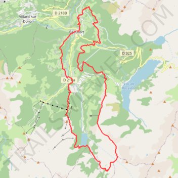 Itinéraire La Frison Roche 42Km-5673690, distance, dénivelé, altitude, carte, profil, trace GPS