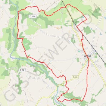 Itinéraire La boucle de la Gartempe et le Roc d'Enfer, distance, dénivelé, altitude, carte, profil, trace GPS