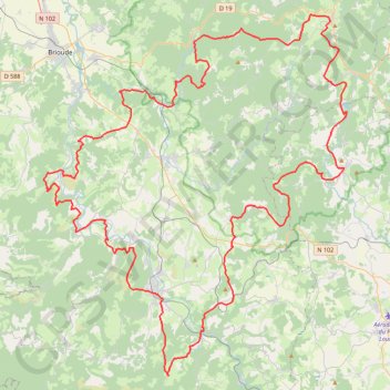 Itinéraire Tour de Robe de Bure et Cotte de Mailles (Haute-Loire) (2020), distance, dénivelé, altitude, carte, profil, trace GPS