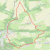 Itinéraire Crupet - Jassogne - Durnal, distance, dénivelé, altitude, carte, profil, trace GPS