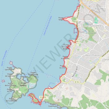 Itinéraire Le Brusc - Sentier du Littoral, distance, dénivelé, altitude, carte, profil, trace GPS