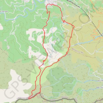 Itinéraire Puig Joan, distance, dénivelé, altitude, carte, profil, trace GPS