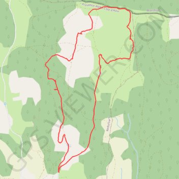 Itinéraire Les bergeries du Contadour, distance, dénivelé, altitude, carte, profil, trace GPS