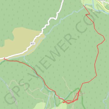 Itinéraire Burenta par le pont de la serra, distance, dénivelé, altitude, carte, profil, trace GPS