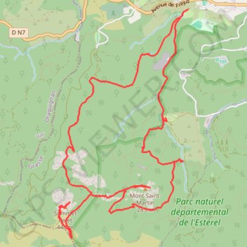 Itinéraire Le Sommet Pelet et le Mont Saint-Martin, distance, dénivelé, altitude, carte, profil, trace GPS
