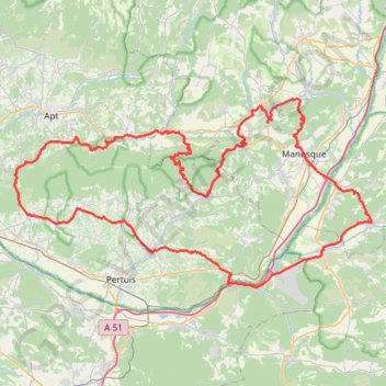 Itinéraire Les cols du Luberon, distance, dénivelé, altitude, carte, profil, trace GPS