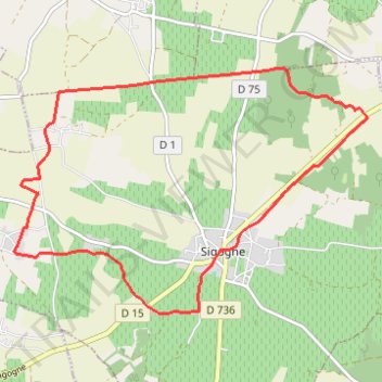 Itinéraire Chemins en Fins Bois, distance, dénivelé, altitude, carte, profil, trace GPS