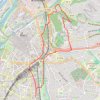 Itinéraire Metz-Sablon-Bellecroix, distance, dénivelé, altitude, carte, profil, trace GPS