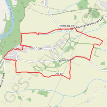 Itinéraire Boucle de Saint-Barthélemy à Montaut, distance, dénivelé, altitude, carte, profil, trace GPS