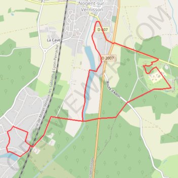 Itinéraire Trail 10km arbo barillon, distance, dénivelé, altitude, carte, profil, trace GPS