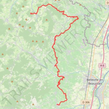 Itinéraire Beaujolais 1-22478633, distance, dénivelé, altitude, carte, profil, trace GPS