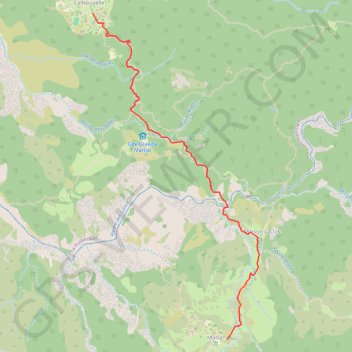 Itinéraire GRR1 Le Tour du piton des Neiges - De Marla à La Nouvelle, distance, dénivelé, altitude, carte, profil, trace GPS