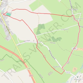 Itinéraire marche_6km, distance, dénivelé, altitude, carte, profil, trace GPS