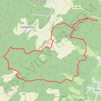Itinéraire De Marsannay à Chamerey (Mague), distance, dénivelé, altitude, carte, profil, trace GPS