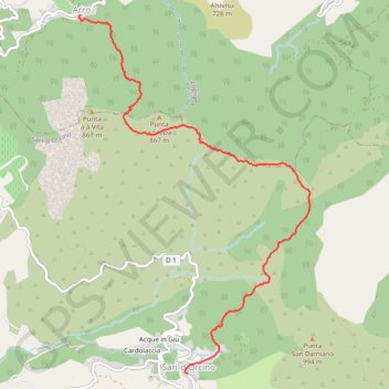Itinéraire Point de vue, distance, dénivelé, altitude, carte, profil, trace GPS