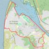Itinéraire Le Touquet, distance, dénivelé, altitude, carte, profil, trace GPS