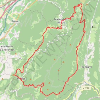 Itinéraire Forêt Domaniale des Coulmes, distance, dénivelé, altitude, carte, profil, trace GPS