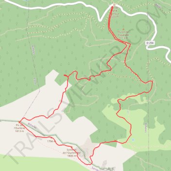 Itinéraire Ourlène et Ourlénotte en circuit depuis le col de Marie Blanque, distance, dénivelé, altitude, carte, profil, trace GPS