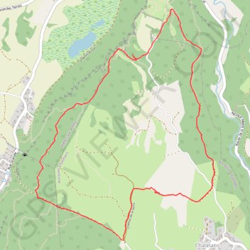 Itinéraire De Chatelans à Larina, distance, dénivelé, altitude, carte, profil, trace GPS
