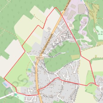 Itinéraire Une clairière au cœur de la forêt d'Halatte - Fleurines, distance, dénivelé, altitude, carte, profil, trace GPS