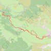 Itinéraire Le Soum de Léviste par la Cureille, distance, dénivelé, altitude, carte, profil, trace GPS