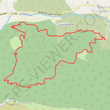 Itinéraire Bois de la Clapeyrie, distance, dénivelé, altitude, carte, profil, trace GPS