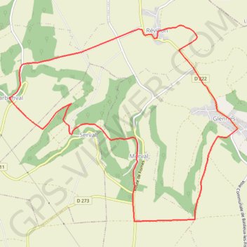Itinéraire Les Alleux, distance, dénivelé, altitude, carte, profil, trace GPS