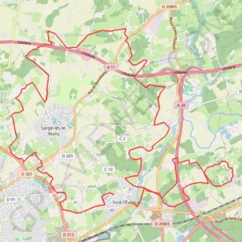 Itinéraire NewTrack, distance, dénivelé, altitude, carte, profil, trace GPS