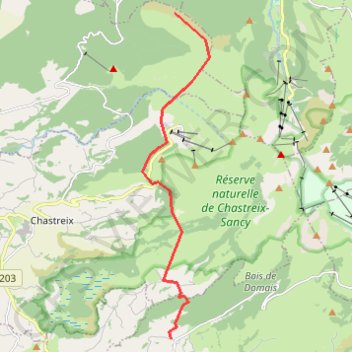 Itinéraire Le Sancy ouest, distance, dénivelé, altitude, carte, profil, trace GPS