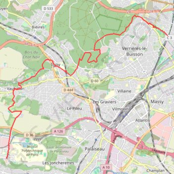 Itinéraire GR655-01-03-01 15883258, distance, dénivelé, altitude, carte, profil, trace GPS