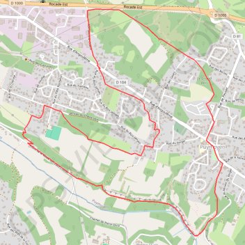 Itinéraire Circuit Michel Desprez à Puymoyen-12446317, distance, dénivelé, altitude, carte, profil, trace GPS