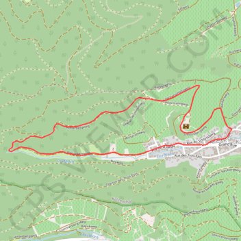 Itinéraire Les hauteurs de Katzenthal, distance, dénivelé, altitude, carte, profil, trace GPS