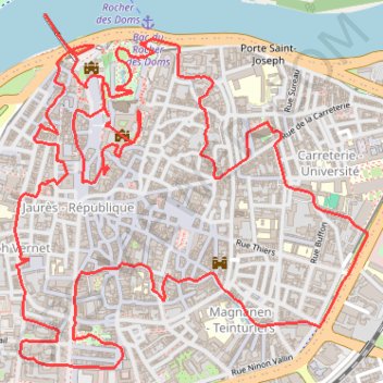 Itinéraire Avignon Autre, distance, dénivelé, altitude, carte, profil, trace GPS