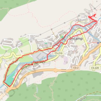 Itinéraire Andorre arche Encamp le ars, distance, dénivelé, altitude, carte, profil, trace GPS