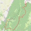 Itinéraire CINQ SOUS par grotte des ussets, distance, dénivelé, altitude, carte, profil, trace GPS